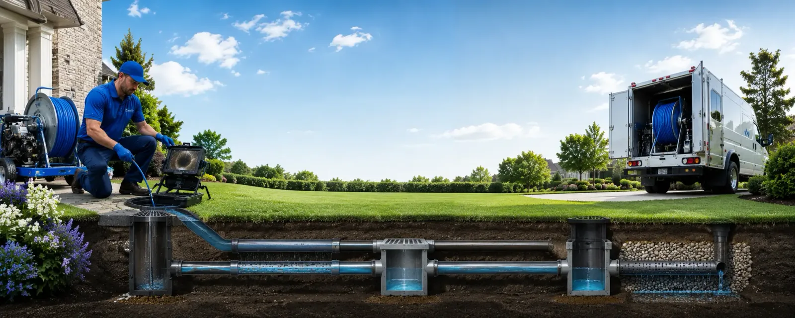 Outdoor drain cleaning information for Rosebud, SD